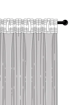 LINA Gardin Linnemix 1 Längd Extra Bred